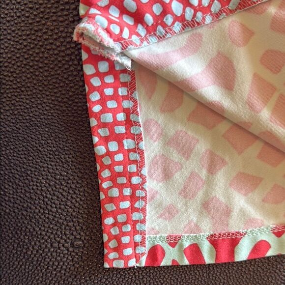 J. McLaughlin Coral and Seafoam Catalina Patterned Beach Cover Up Tunic size M - Picture 9 of 10